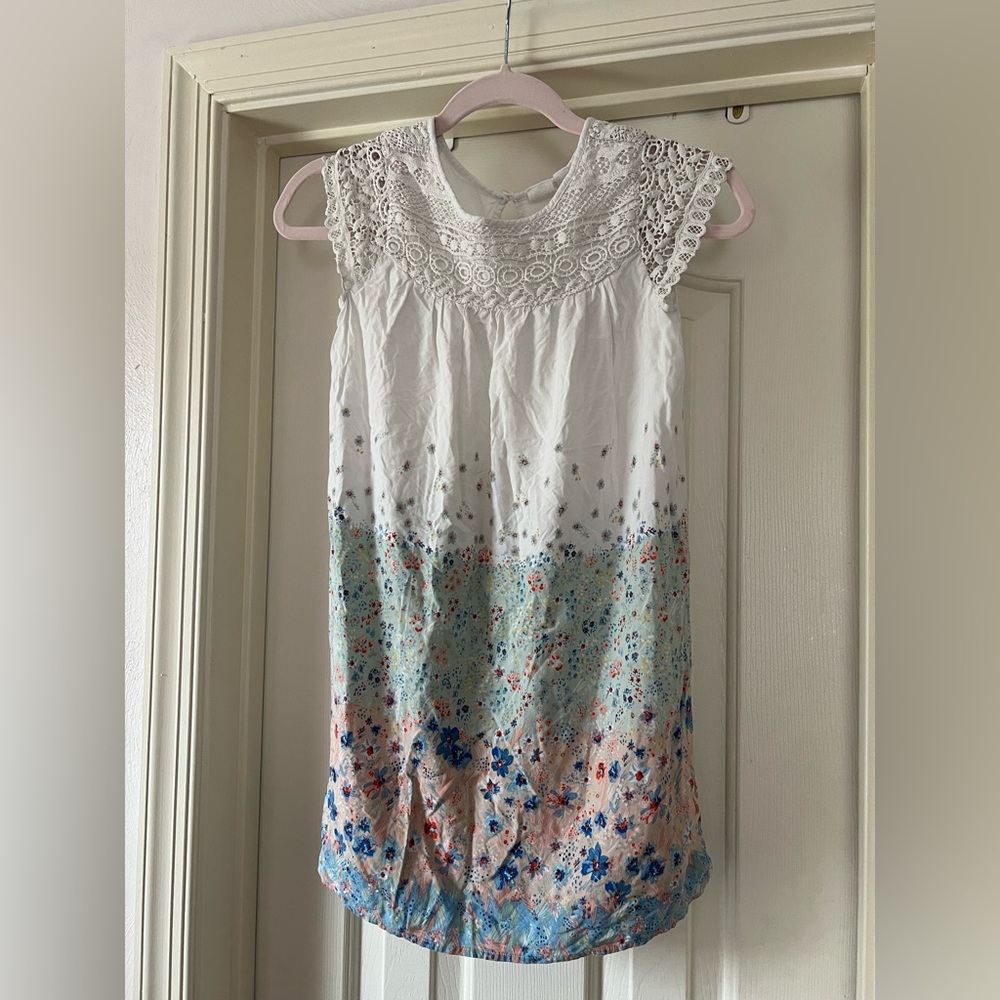 GAP Kids White Lace Dress